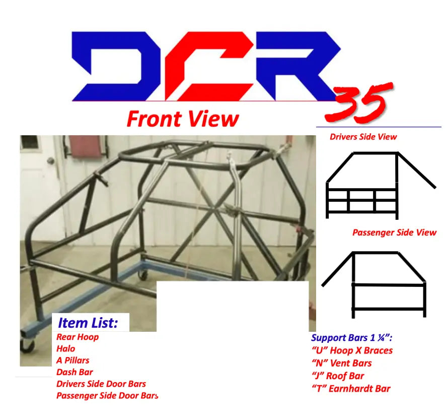 DCR35 Partial Cage Kit (Shipped)1 BK Racing Store