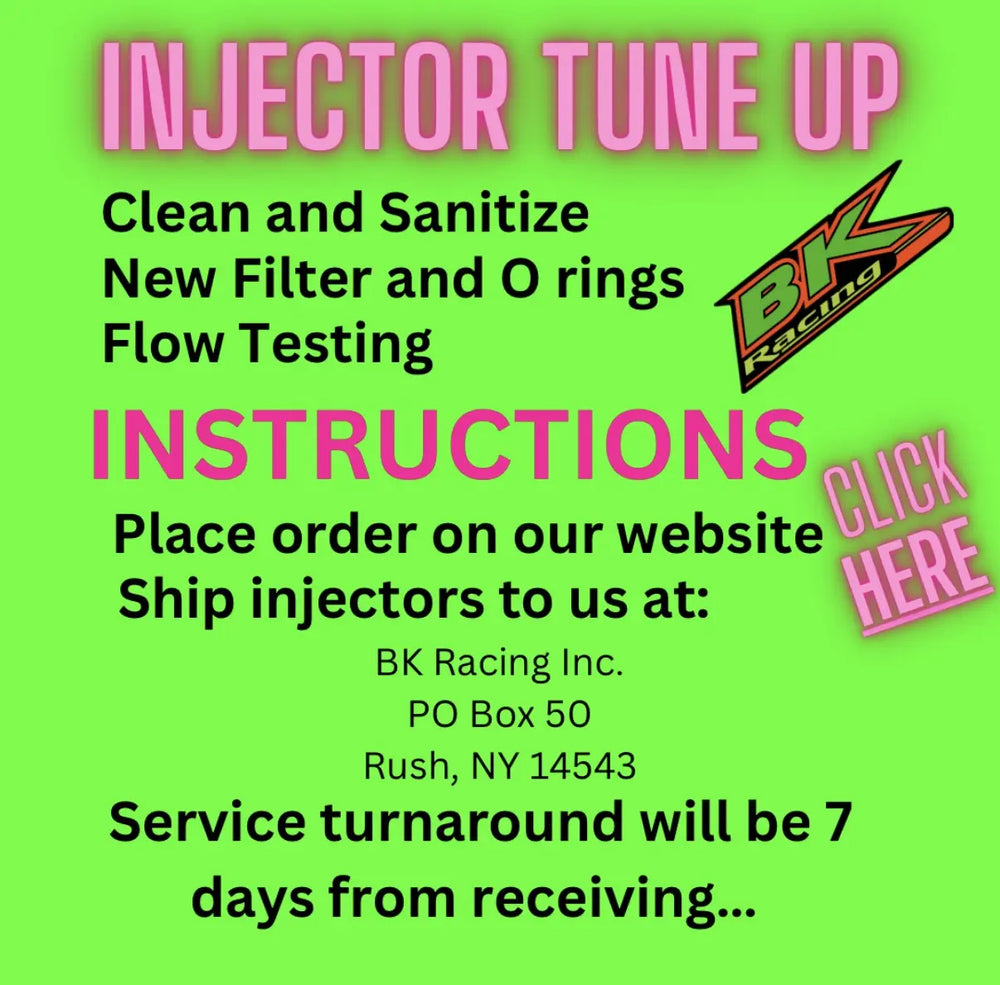 BK Racing Injector Tune-Up Service – Professional Cleaning, Rebuild & Flow Matching BK Racing Store