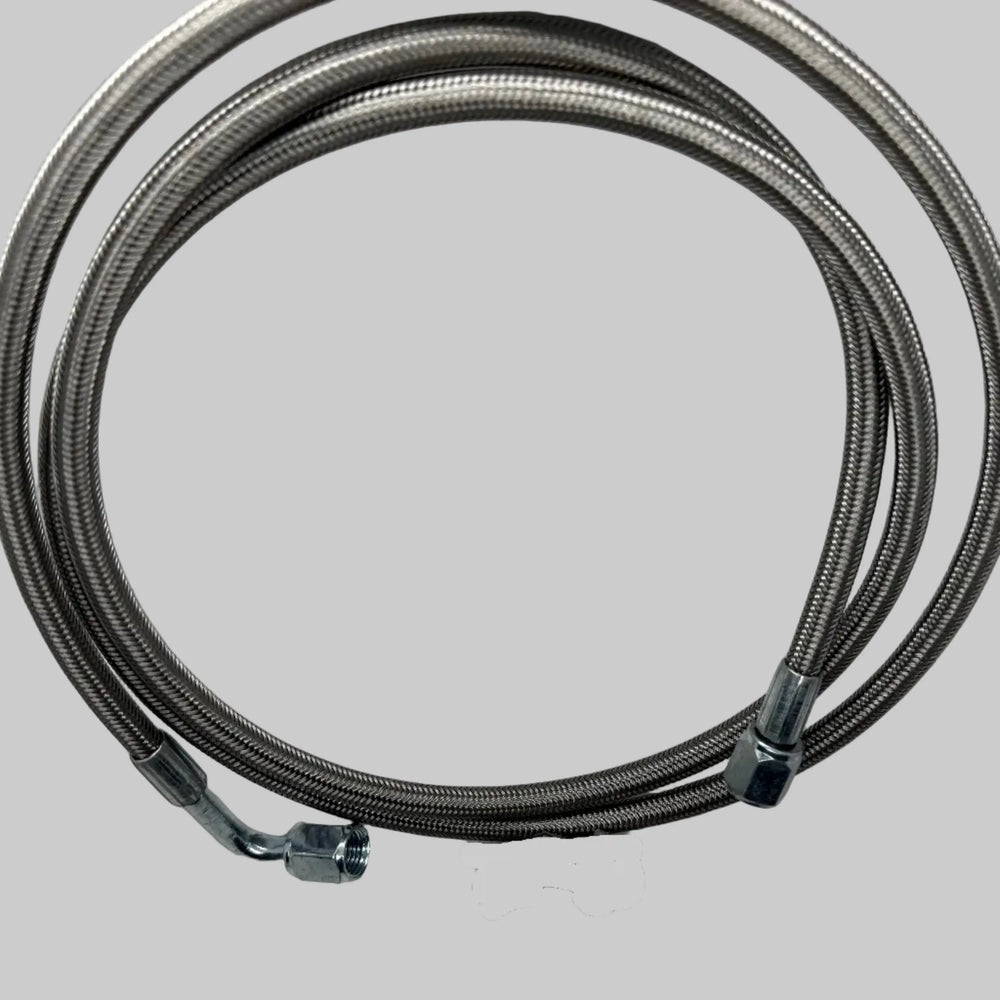 BK Racing 60” Stainless Steel Braided PTFE Hose Assembly with -4AN Fittings BK Racing Store