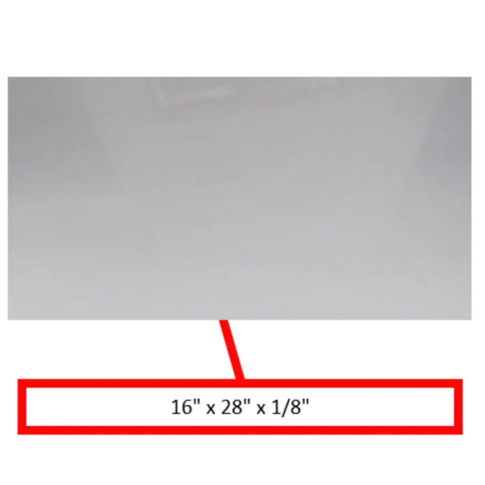 DCR Door Plate 16" x 28" x 1/8" (Shipped) BK Racing Store