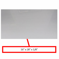 DCR Door Plate 16" x 28" x 1/8" (Shipped)