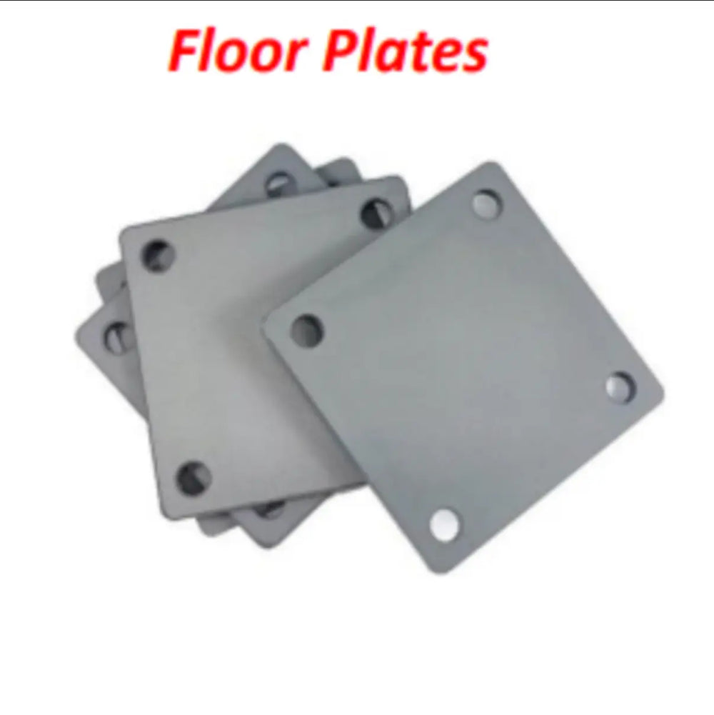 DCR Post Floor Plates (Shipped) – 4" x 4" x 1/4" Chassis Reinforcement Plates BK Racing Store