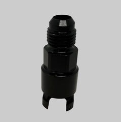 BK Racing AN-6 to 3/8" Barb Fuel Rail Fitting – High-Flow Push-On Hose Adapter