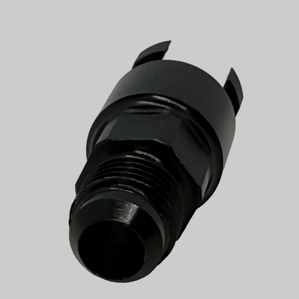 BK Racing AN-6 to 3/8" Barb Fuel Rail Fitting – High-Flow Push-On Hose Adapter BK Racing
