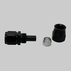 BK Racing AN-8 PTFE Straight Swivel Hose End – High-Flow Fitting for Braided Lines BK Racing