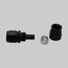 BK Racing AN-8 PTFE Straight Swivel Hose End – High-Flow Fitting for Braided Lines BK Racing