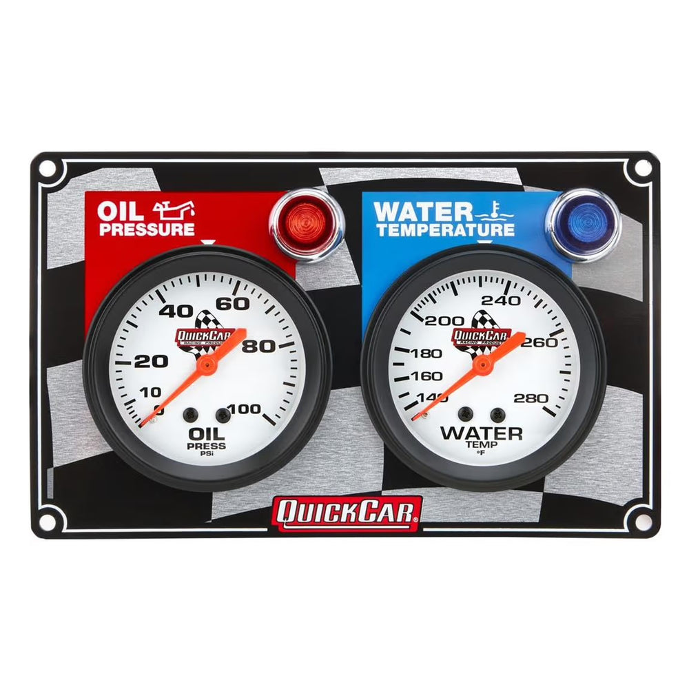 QuickCar Standard Gauge Panels – Pre-Wired Mechanical Dash Solutions with LED Lighting BK Racing