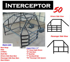 DCR Cage Interceptor 50 – Crown Victoria / Full‑Size GM (Shipped) BK Racing Store