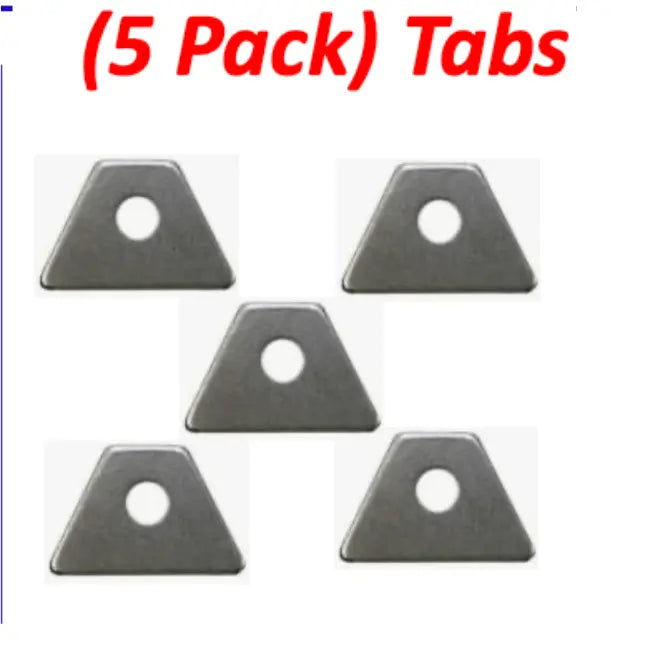 DCR Weld‑On Tabs (Shipped) – Precision Mounting Tabs for Asphalt & Dirt Track Race Cars BK Racing Store
