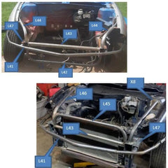 DCR 41 Front bumper kit