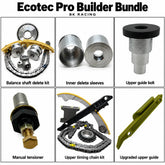 BK Racing Ecotec Pro Builder Bundle: Balance shaft delete kit, Inner delete sleeves, Upper guide bolt, Manual tensioner, Upper timing chain kit, Upgraded upper guide.