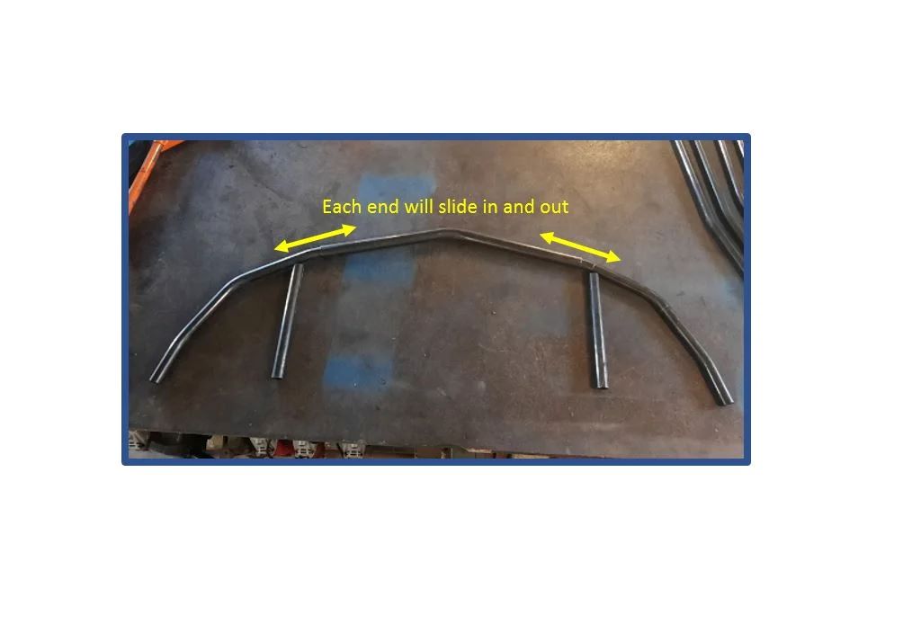 Dickinson DCR Single Cavalier Front Bumper — supplier product photo
