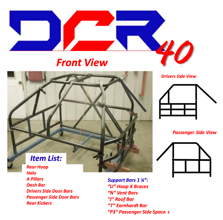 DCR40 Complete Cage Kit (Shipped)