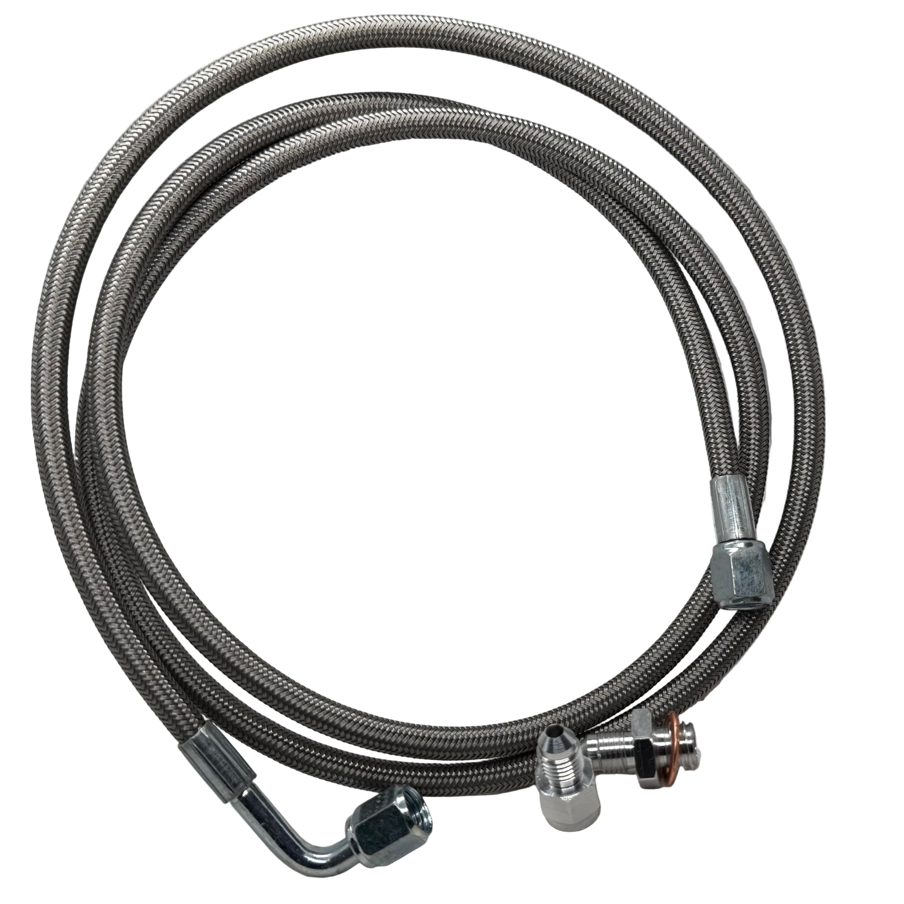 Ecotec Oil Pressure Line Kit with AN-4 Adapter & Fittings – Complete Mechanical Gauge Setup