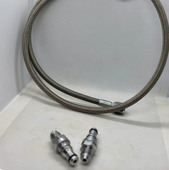 BK Racing Ecotec Clutch Line Adapter Fittings Kit - Upgrade to Stainless Steel Braided
