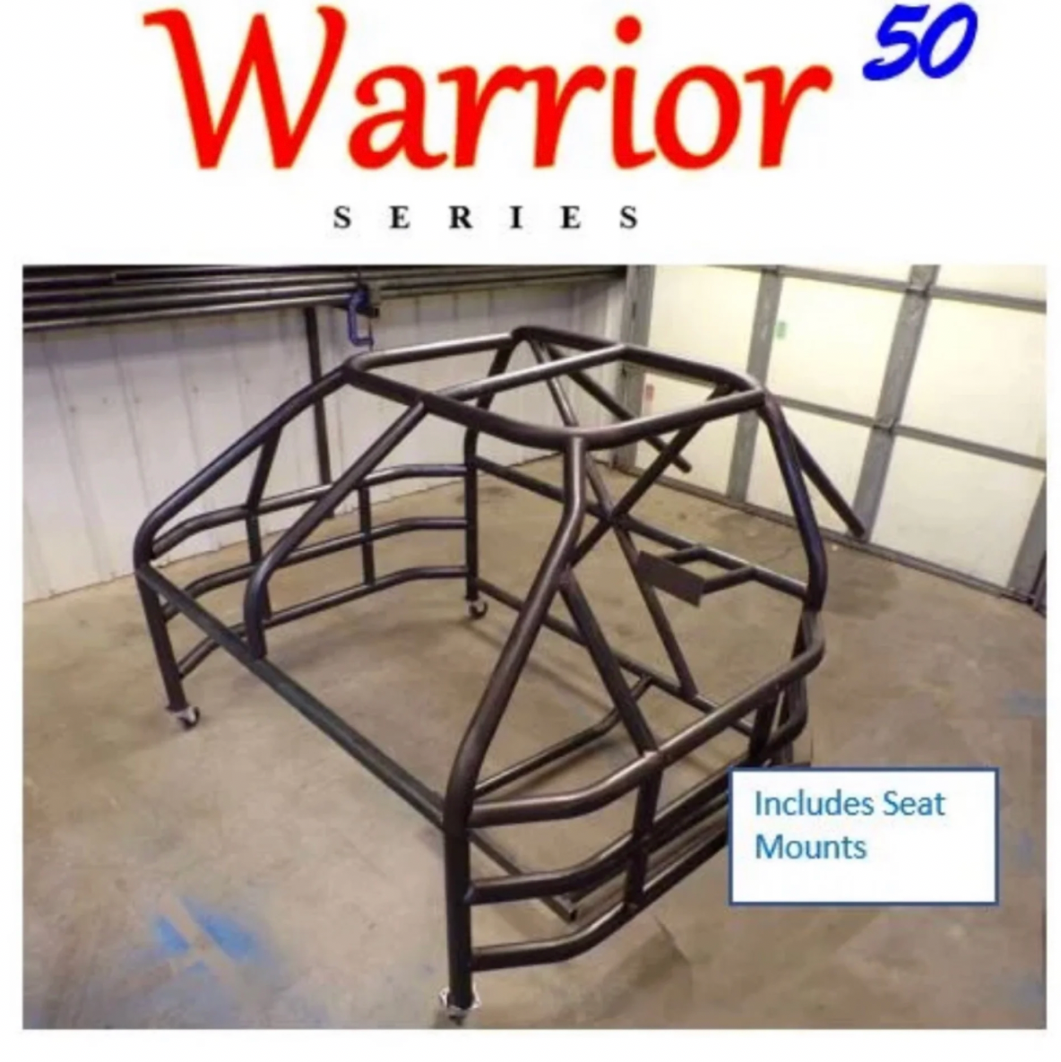 DCR Warrior Cage – 1.75” Mild Steel Tubing (Shipped) – Heavy‑Duty Circle Track & Figure 8 Roll Cage