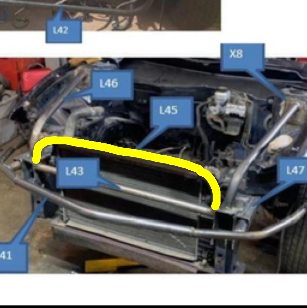 DCR 45 Upper Core Support (Shipped)