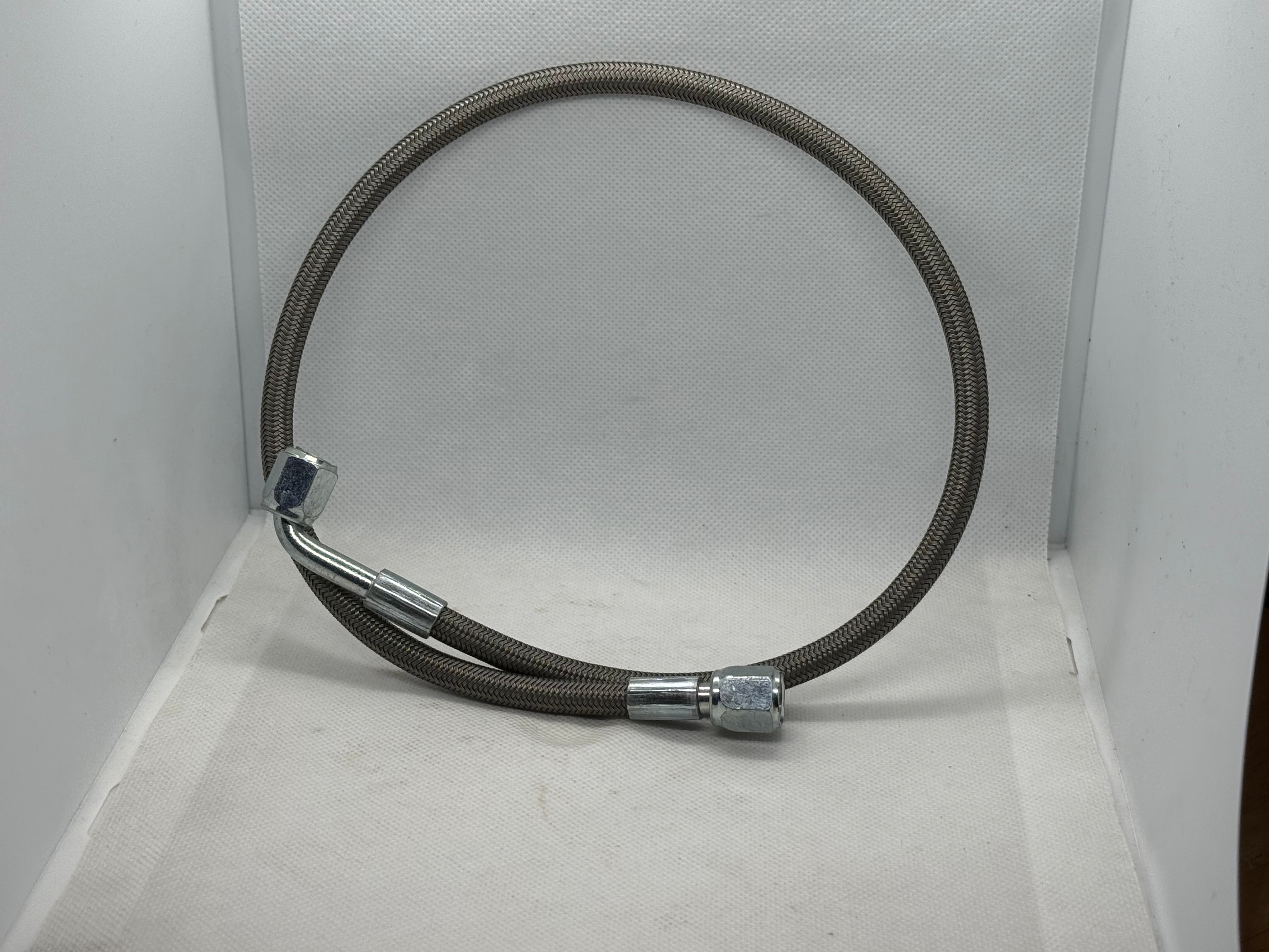 BK Racing 24” Stainless Steel Braided PTFE with -4AN Fittings