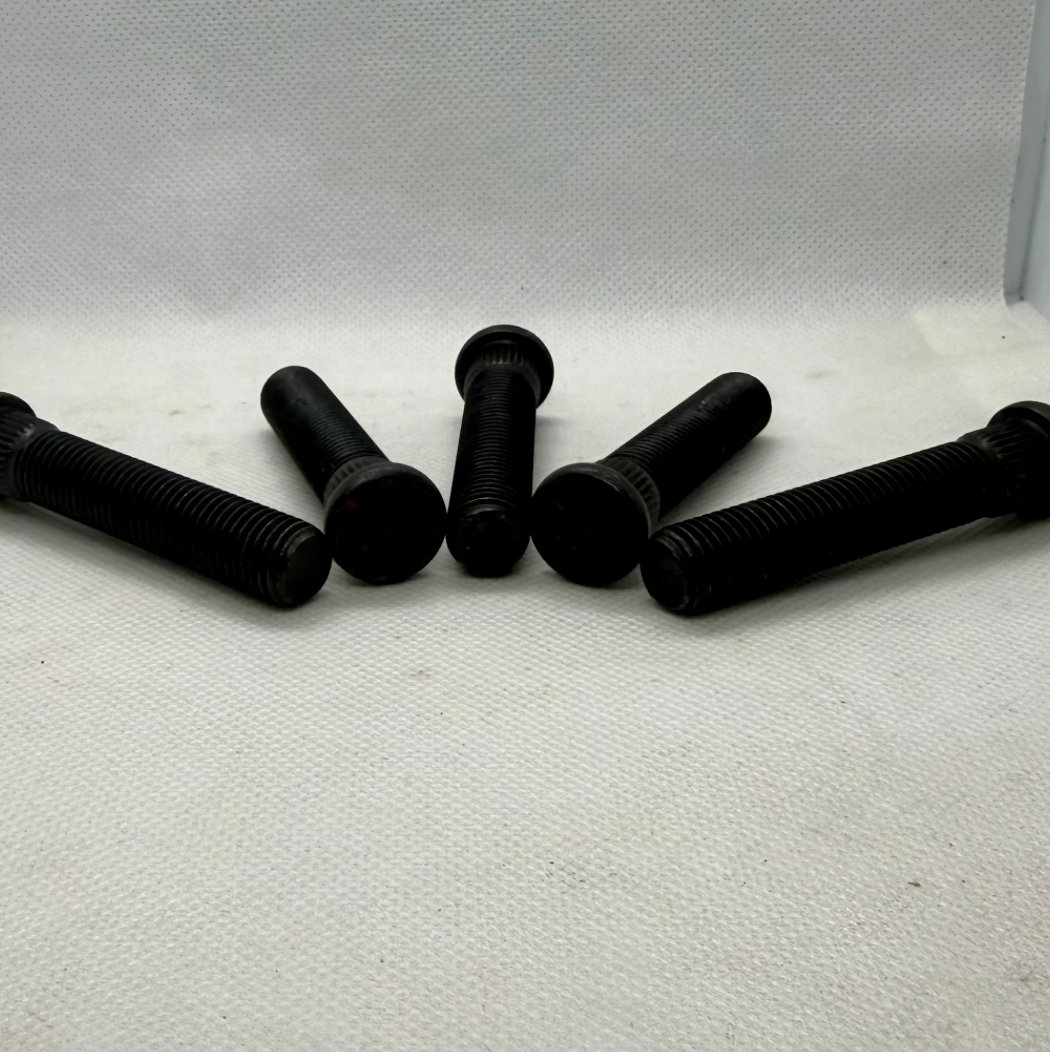 Extended press in wheel studs