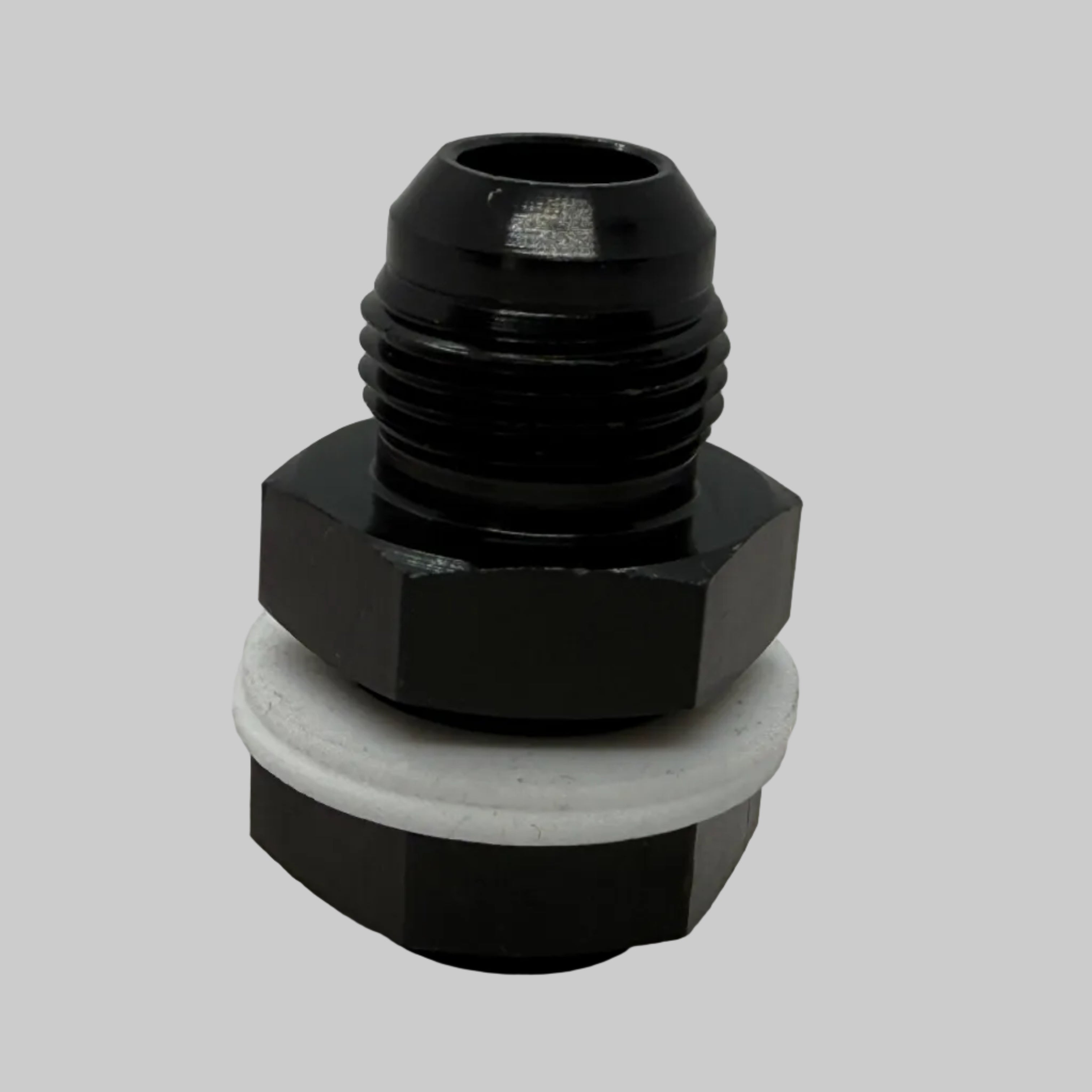 BK Racing AN-8 Male Fuel Cell Bulkhead Fitting – High-Flow Tank Mount Adapter