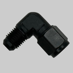 BK Racing AN-4 Male to AN-4 Female 90° Swivel Fitting – Compact Elbow Adapter for Tight Routing