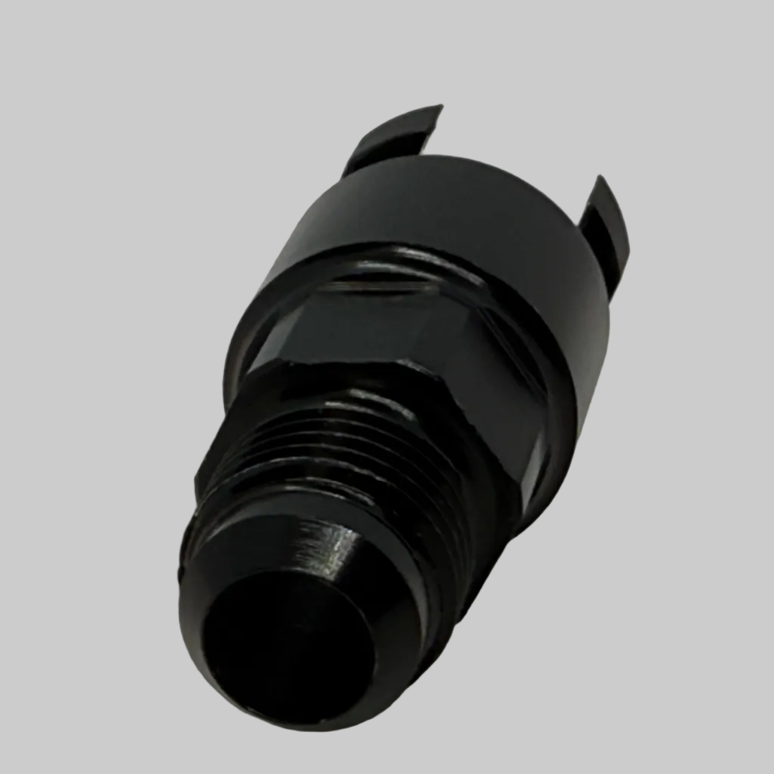 BK Racing AN-6 to 3/8" Barb Fuel Rail Fitting – High-Flow Push-On Hose Adapter