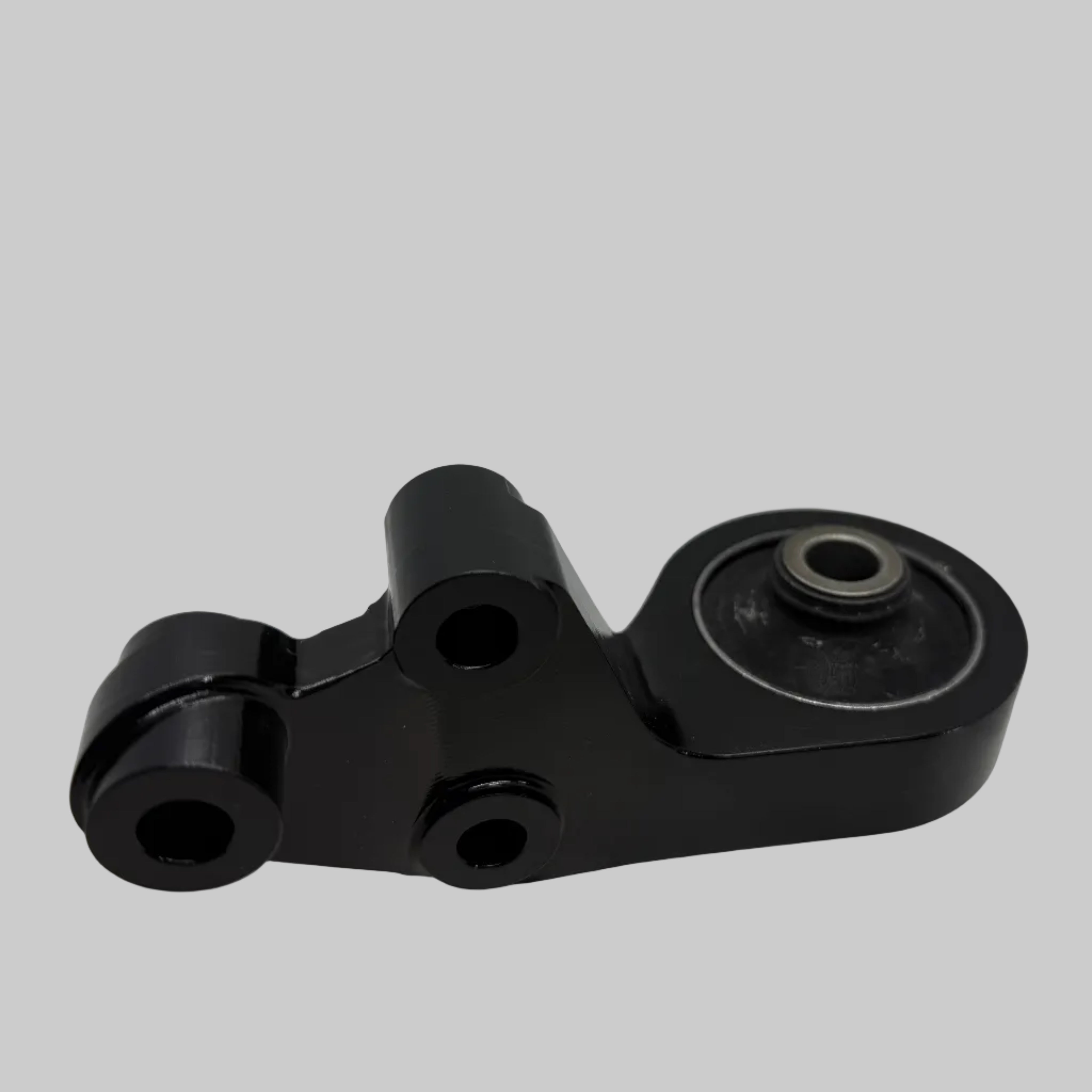 Cavalier solid transmission mount - side view billet aluminum