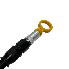 BK Racing Ecotec Flexible Braided Oil Dipstick & Tube Kit with Billet Fittings BK Racing BK Racing Ecotec Flexible Braided Oil Dipstick & Tube Kit with Billet Fittings