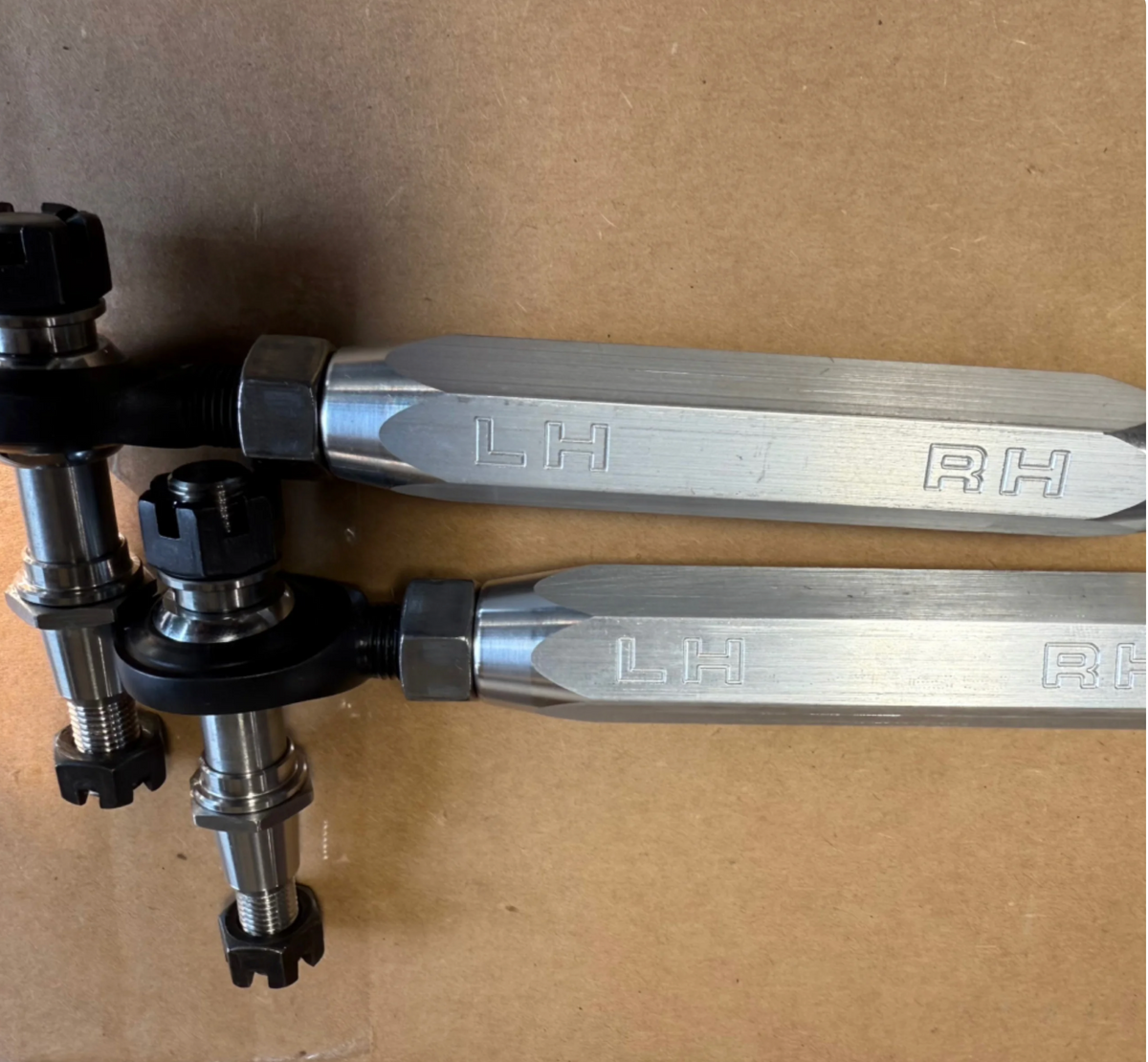 BK Racing Tie Rod End with Misalignment Stud – Bump Steer Correction for Lowered Cobalt, HHR, & G6