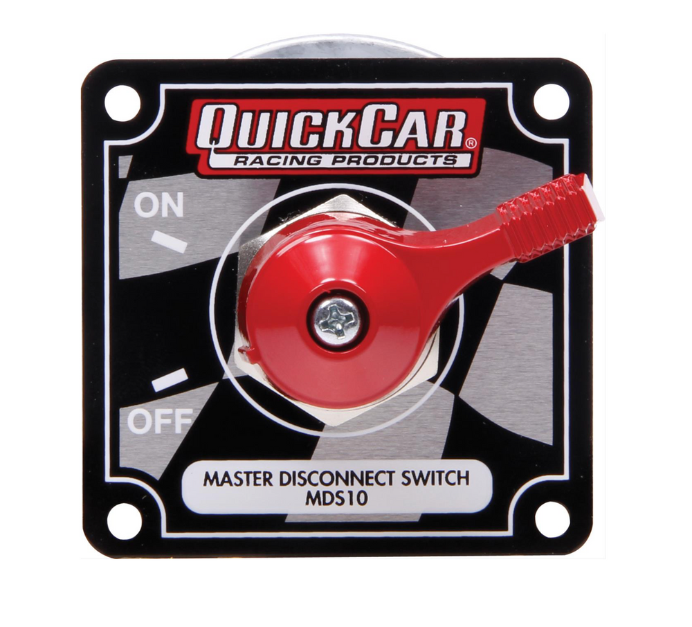 QuickCar Dual Post Master Disconnect Switch – Heavy-Duty Battery Kill for Race & Performance Builds BK Racing
