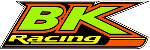 BK Racing official lime, orange and yellow logo
